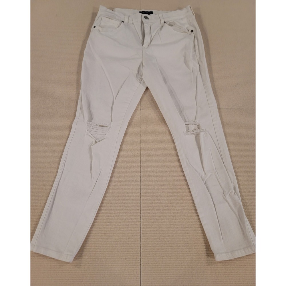 Aeropostale High Waisted Jegging Women's Size 12R White Stretch Skinny Jeans NWT